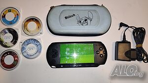 Psp street конзола Sony + игри псп