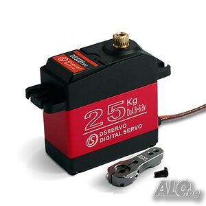 Серво машинка 25кг с метално рамо DS3225