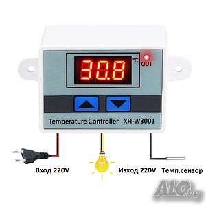 Терморегулатор на 220V термоконтролер термостат XH-W3001