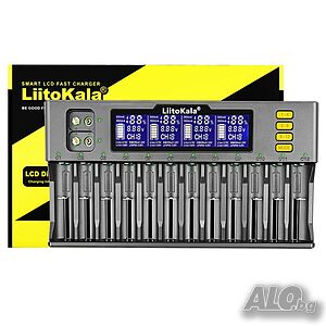 Liitokala Lii-S12 Професионално зарядно за 12 батерии