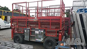 Ножична вишка дизел 14 м / 700кг SJ8841 ПОД НАЕМ, гр София