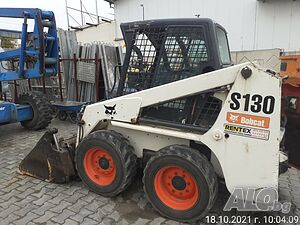 Мини челен товарач 2300 кг Bobcat S130 ПОД НАЕМ, гр София