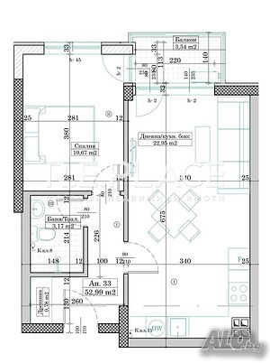 Продава двустаен апартамент в м-т Сотира, гр. Варна