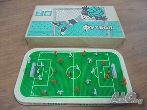 № 8532 Стара руска ламаринена игра „Футбол“ - СССР - колекционерска находка