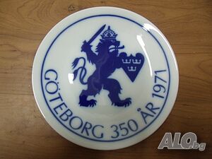 № 5857 старо порцеланово пано / чиния GOTEBORG 1971