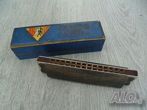 № 7190 стара малка устна хармоника - TANGO M.HOHNER - с кутийка - произход - Германия