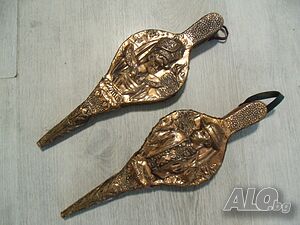 № 7709 две стари духала за камина