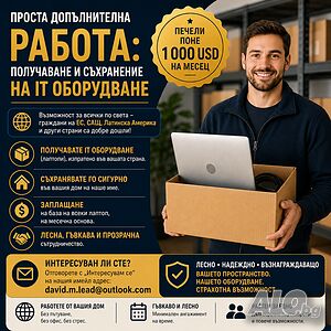 Лесна допълнителна работа: събиране и съхранение на ИТ оборудване
