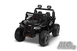 Офроуд акумулаторен автомобил BLAZE, Черен - 4x4, до 35кг., с дистанционно и LED