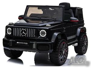 Mercedes G63 12V - Детски акумулаторен джип, Черен, EVA гуми