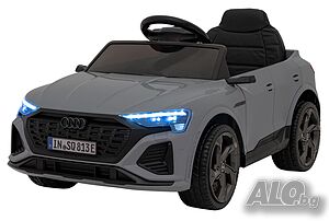 Audi SQ8 12V - Детски акумулаторен джип, Сив, EVA гуми