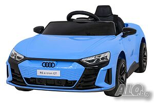 Audi RS E-Tron GT 12V - Детска акумулаторна кола, Синя, EVA гуми