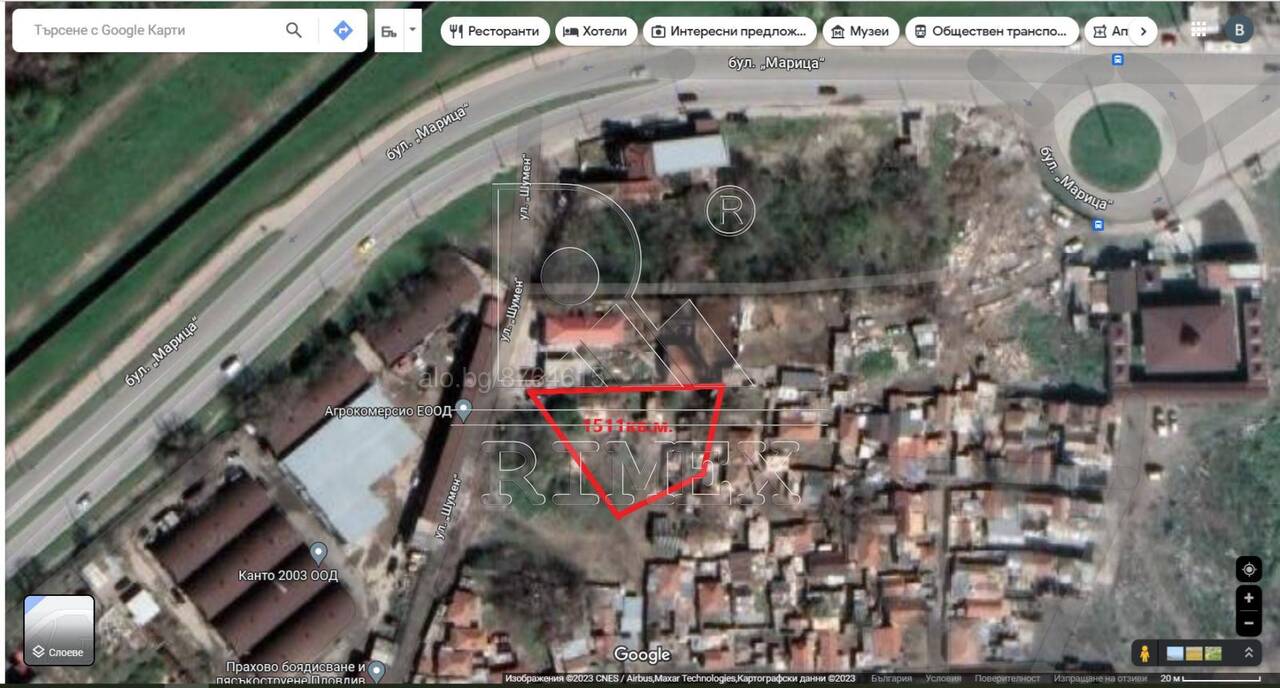 Продажба 1511 кв.м В регулация (УПИ) С ток Водопровод