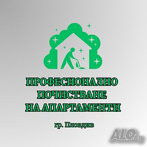 Професионално почистване на апартаменти / офиси и др.