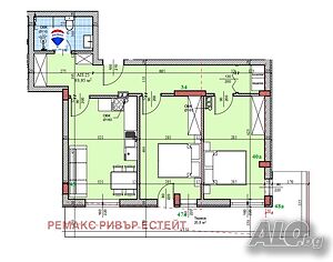 Тристаен партамент НОВО строителство кв. Широк център