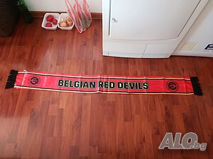 Шал на Червените Дяволи BELGIAN RED DEVILS Манчестър Юнайтед