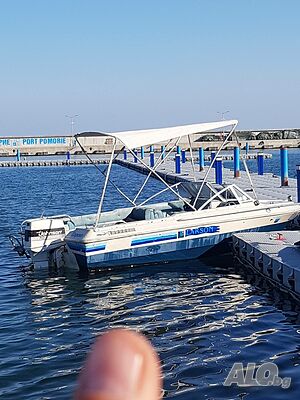 Моторна Лодка Ларсън, кожа, тента