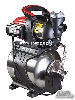 Хидрофор 1200W 1” MAX 64L/MIN 3BAR 48M INOX+ RD-WP1200S