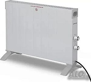 Конвектор за стена или под Hausberg HB-8204AB, 2 нива, 2500W, Без загуба на кислород, Бял