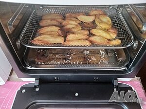 Фритюрник-фурна без мазнина Air Fryer Silver Crest, 1400W, Капацитет 12 литра