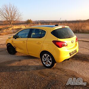 Опел Корса Е 1,4 турбо бензин 2015/ Opel Corsa E 1,4 turbo yellow на части