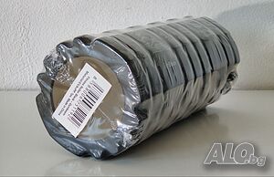 Валяк / масажор за упражнения от пяна Fitness Roller Black - GymBeam