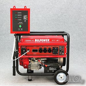 Генератор за ток BULPOWER 10kW Монофазен с ел. старт