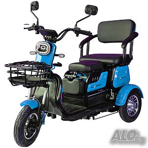 Електрическа триместна триколка MaxMotors X1 1500W