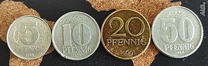 Монети Германия ГДР - 4 бр. [1965-1969]