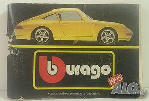 Burago catalog за колички 1995