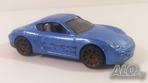 Метална количка Hot Wheels Porsche Cayman S