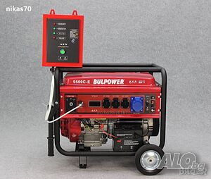 Генератор За Ток 8.5kW BULPOWER - ATS Табло/Бензин-Газ, Eл. Старт, Монофазен