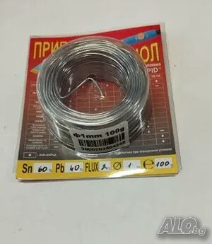 Тинол с припой 60/40 ф1 мм/100гр