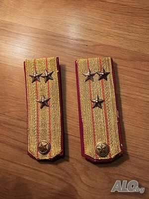 Чифт военни пагони - Полковник Българска Народна Армия от 80те - съхранете спомена и духа за Българс