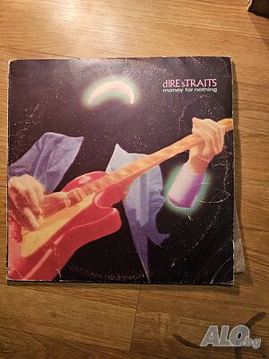 Рядка голяма грамофонна плоча Dire Straits - Money for Nothing - изд. 80те години.