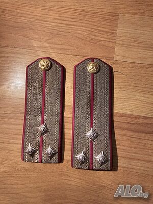 Чифт военни пагони - , СТАРШИ ЛЕЙТЕНАНТ Българска Народна Армия от 80те - съхранете спомена и духа