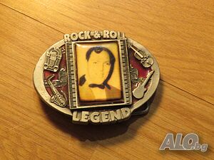Стара щатска колекционерска тока за колан Рокенрол Леганда 2 Rock and roll - ценност за музиканти