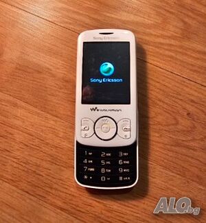 плъзгащ телефон, телефон слайд с копчета sony ericsson W100i, сони ериксон - 2010г. - работещ.