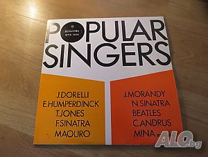 Грамофонна плоча Popular Singers - Франк Синатра, Том Джоунс, Битълс изд. 70 те год!