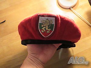 Червена барета, БНА, Българска армия - размер 58 см. Старо военно производство