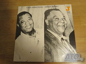 Грамофонна плоча Louis Armstrong & Sidney Bechet -изд. 77 год! - за ценителите на джаз
