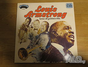 Грамофонна плоча Louis Armstrong - 20 hits - изд. 78 год! - за ценителите на джаз музиката.