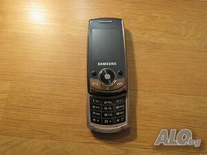 Плъзгащ телефон, слайд телефон с копчета SAMSUNG J700i, самсунг J700i модел 2008- работещ.