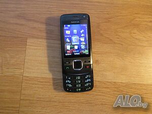 плъзгащ телефон, телефон слайд с копчета NOKIA 6600i, НОКИА 6600i- 2003г. -черен панел- работещ.