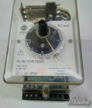 Реле за време, таймер 0.2 - 6 секунди; захр. 220v 50Hz; RZwa; EAW-- GDR