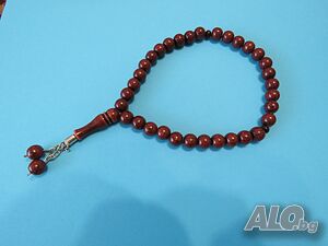 османска броеница, турска броеница - 33 звена - светлокафява с който мюсюлманите отброяват