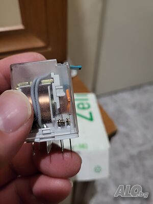Марково Австрийско индустриално Реле Tele haase RM024LD  24V DC, 6А с позлата, злато