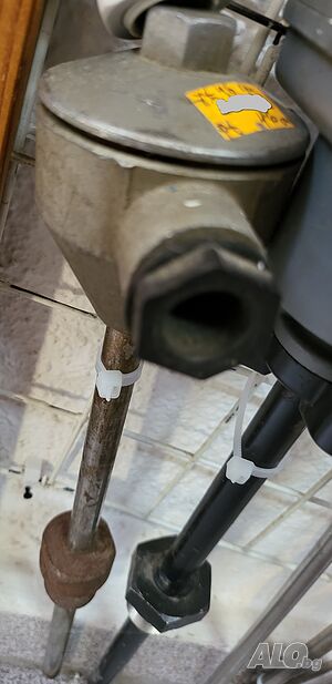 Българско термосъпротивление ТСП 46ом (платина 46 ома  ) БГ с кожух 46 ом (-200 - +600 градуса ) L =