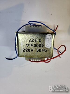 Трансформатор, захранване 12 волта - 4 ампера.