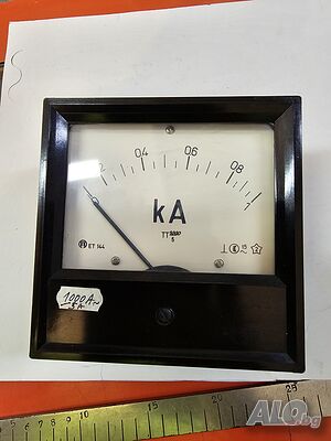 Амперметър ампермер система 1 килоампер за токов трансформатор 1000 към 5